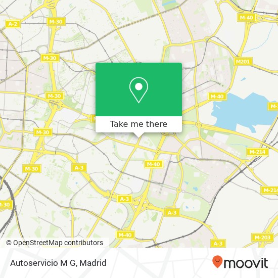 Autoservicio M G map