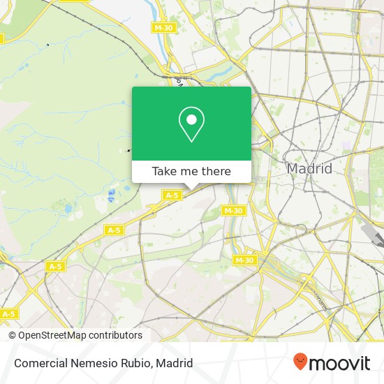 Comercial Nemesio Rubio map