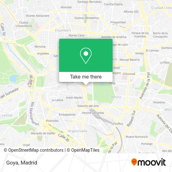 Goya map