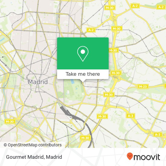 mapa Gourmet Madrid