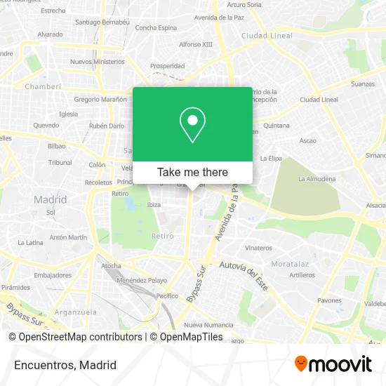 Encuentros map