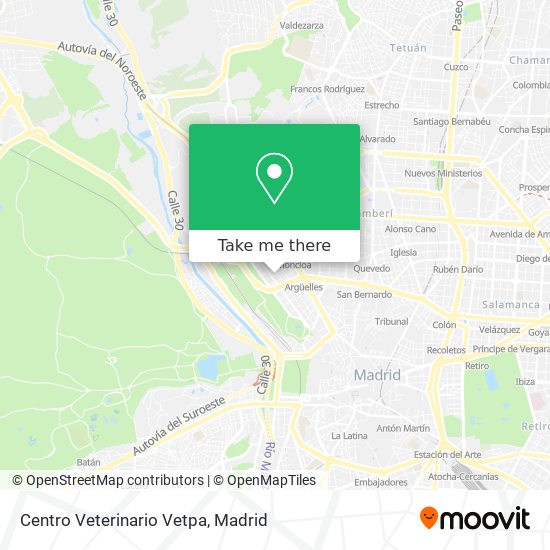 Centro Veterinario Vetpa map