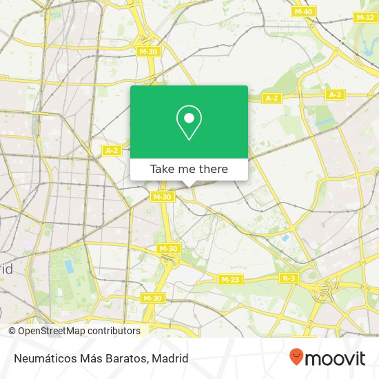 Neumáticos Más Baratos map