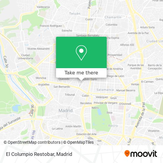 El Columpio Restobar map