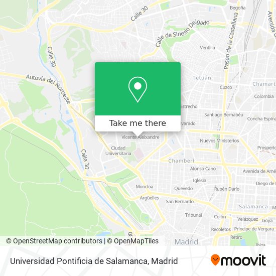 Universidad Pontificia de Salamanca map