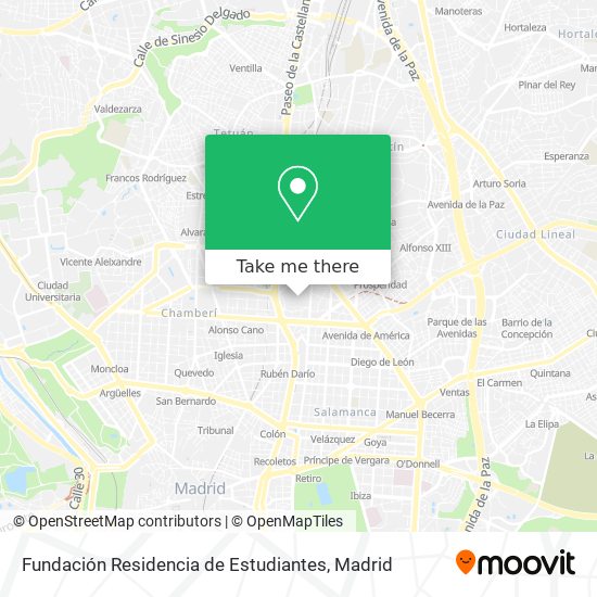 Fundación Residencia de Estudiantes map