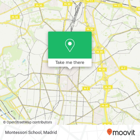 mapa Montessori School