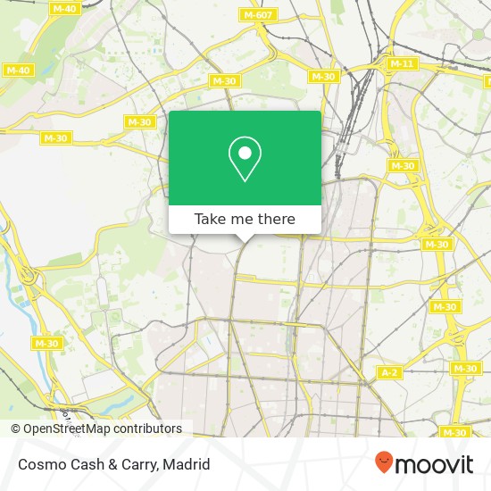 Cosmo Cash & Carry map