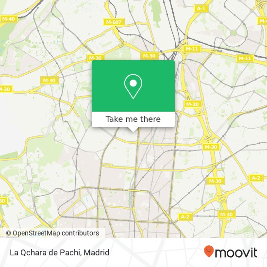 La Qchara de Pachi map