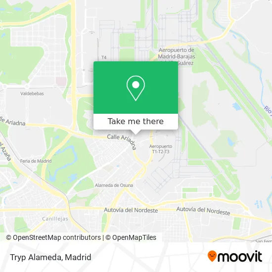 Tryp Alameda map