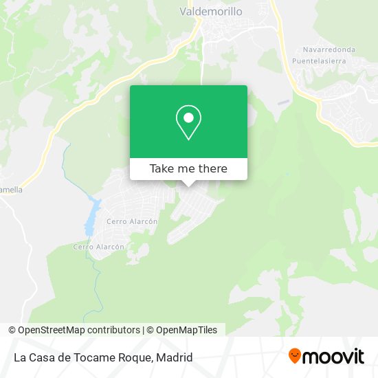 mapa La Casa de Tocame Roque