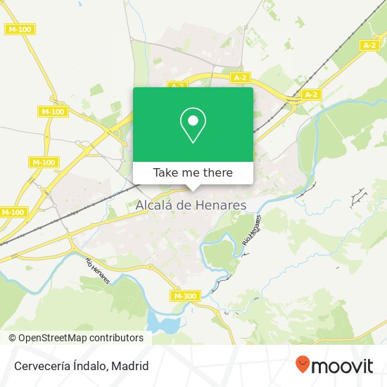 Cervecería Índalo map