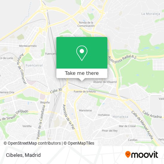 Cibeles map