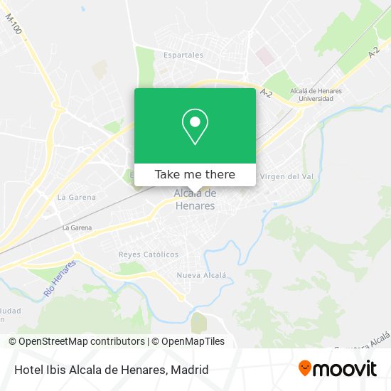 Hotel Ibis Alcala de Henares map