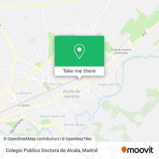 Colegio Publico Doctora de Alcala map