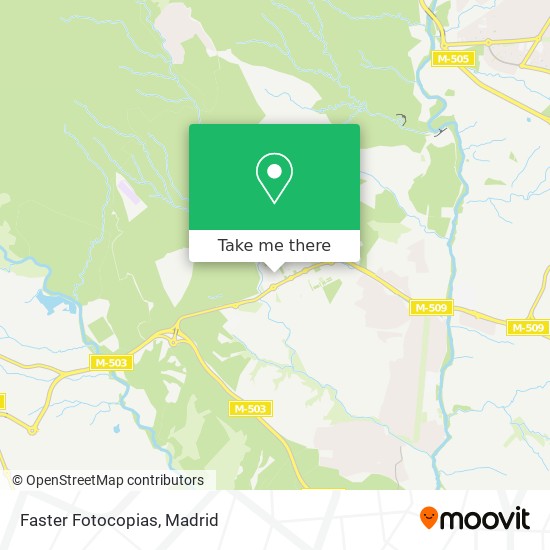 mapa Faster Fotocopias