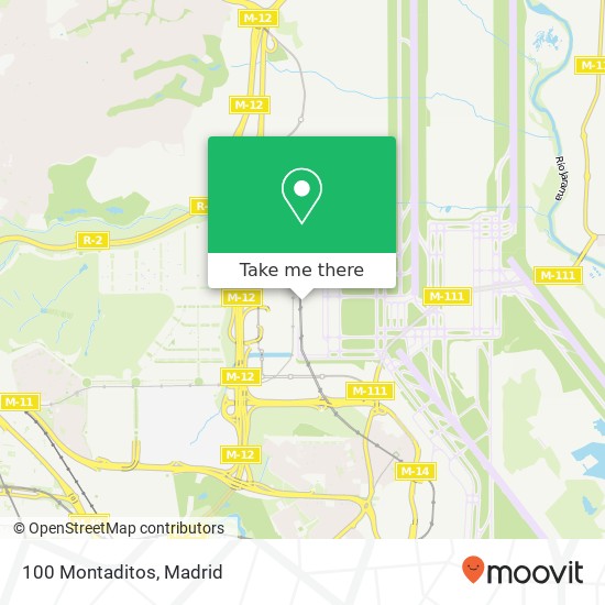 100 Montaditos map