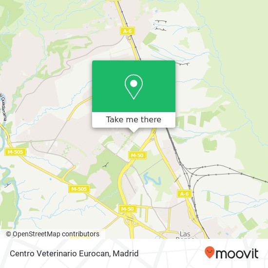 Centro Veterinario Eurocan map
