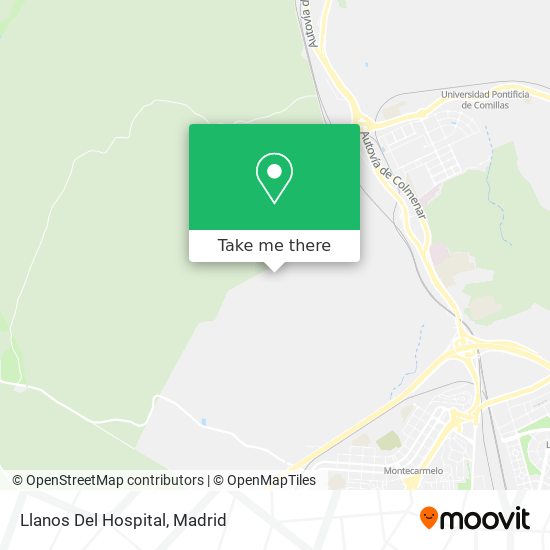 Llanos Del Hospital map