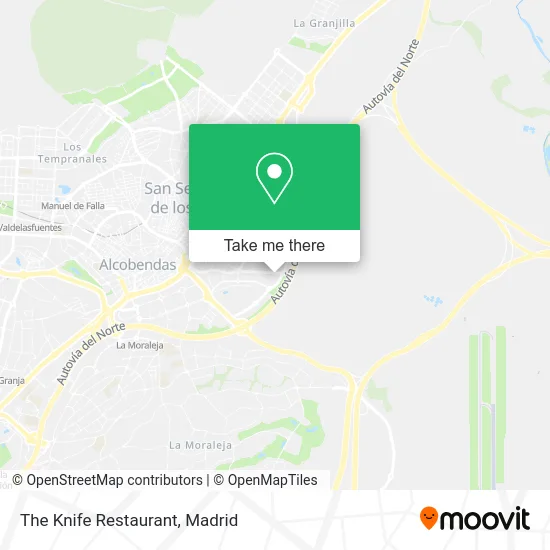 The Knife Restaurant map