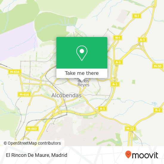 El Rincon De Maure map