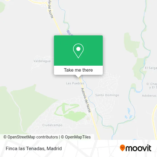 Finca las Tenadas map