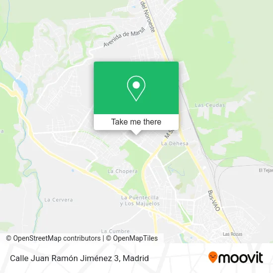 mapa Calle Juan Ramón Jiménez 3