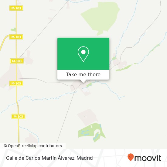 mapa Calle de Carlos Martín Álvarez