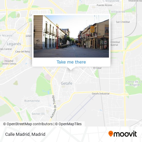 Calle Madrid map