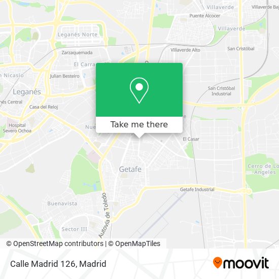 Calle Madrid 126 map