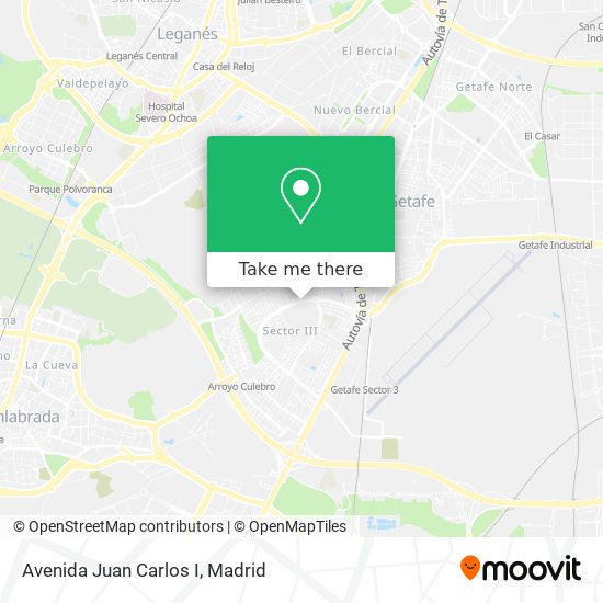 mapa Avenida Juan Carlos I