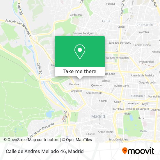 Calle de Andres Mellado 46 map