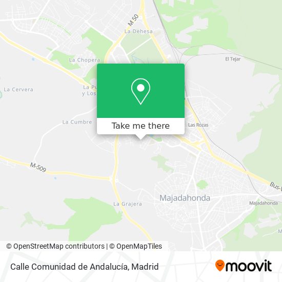 mapa Calle Comunidad de Andalucía