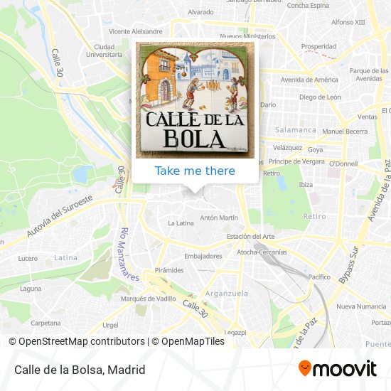 Calle de la Bolsa map