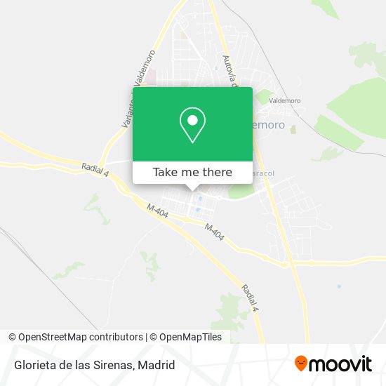 Glorieta de las Sirenas map