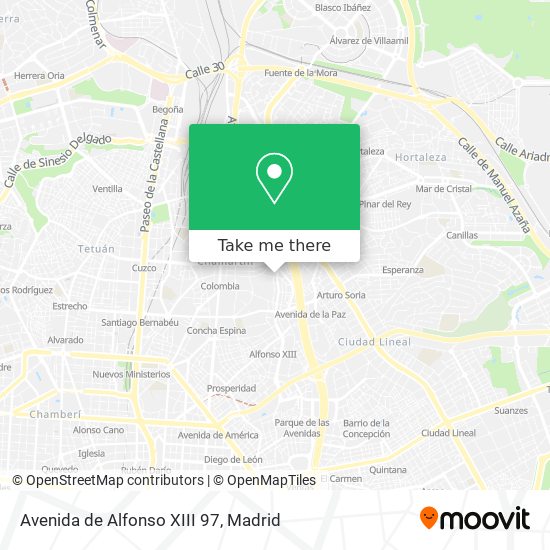 Avenida de Alfonso XIII 97 map