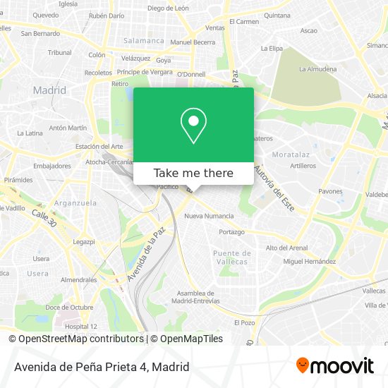 mapa Avenida de Peña Prieta 4