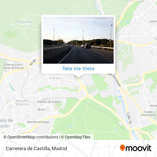 Carretera de Castilla map