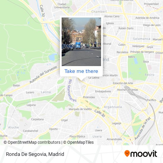 mapa Ronda De Segovia