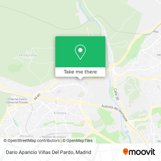 Darío Aparicio Viñas Del Pardo map