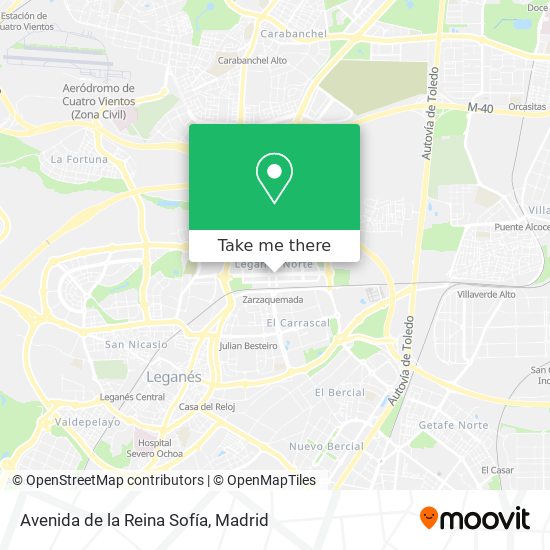 Avenida de la Reina Sofía map