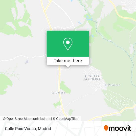 Calle Pais Vasco map