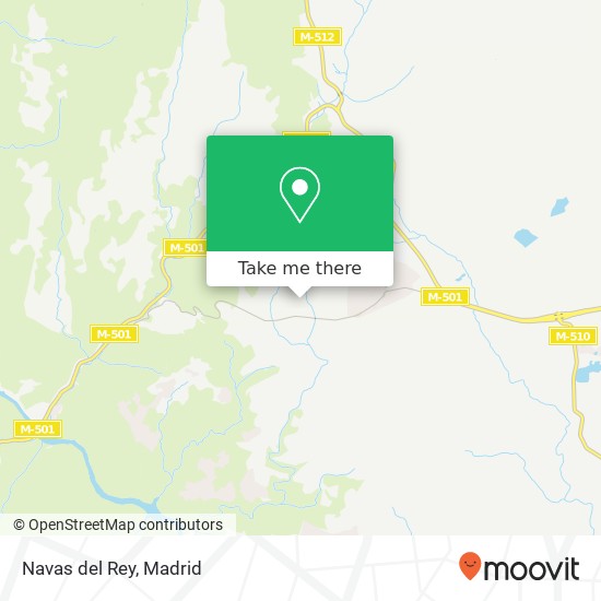 Navas del Rey map