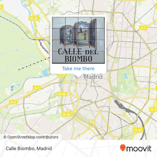 Calle Biombo map