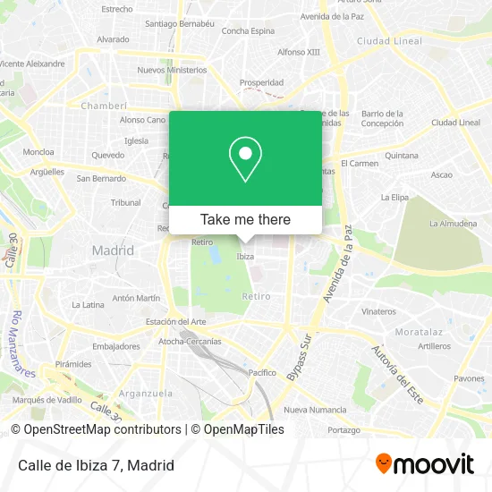 Calle de Ibiza 7 map