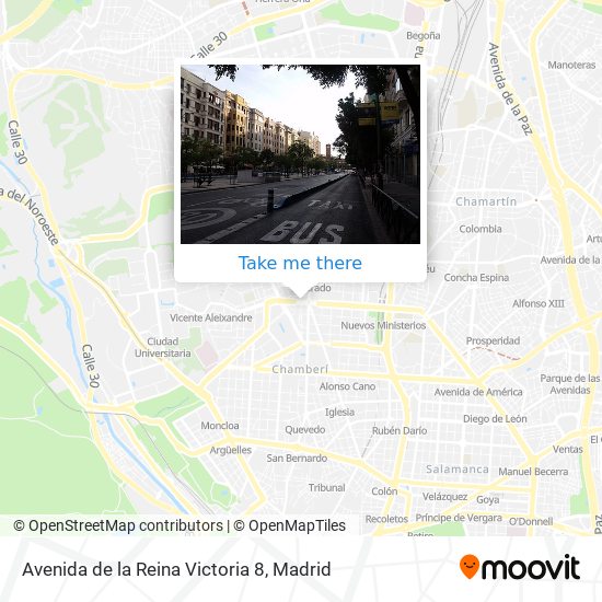 Avenida de la Reina Victoria 8 map