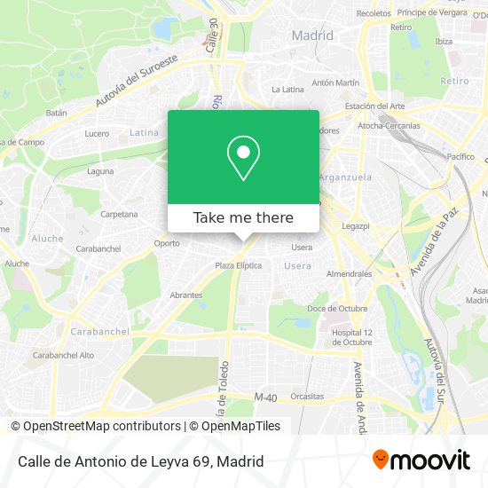 Calle de Antonio de Leyva 69 map