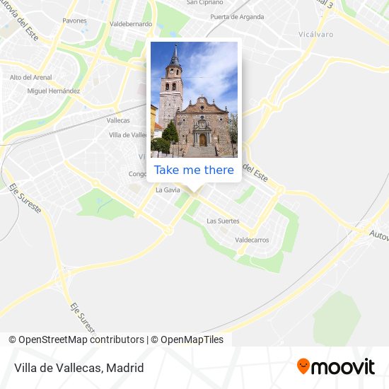 Villa de Vallecas map