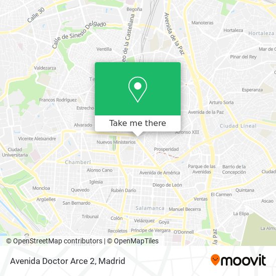 Avenida Doctor Arce 2 map