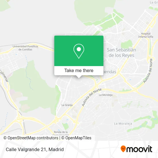Calle Valgrande 21 map